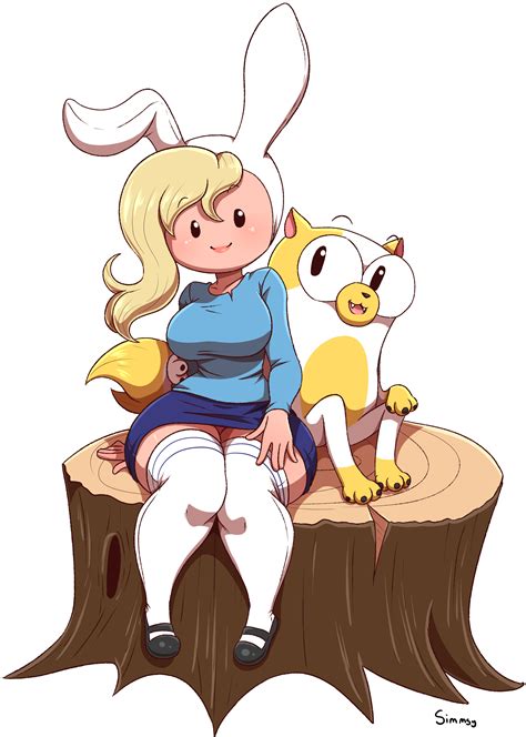 fionna and cake r34|questionable, artist:fenixman12, fionna the human  .